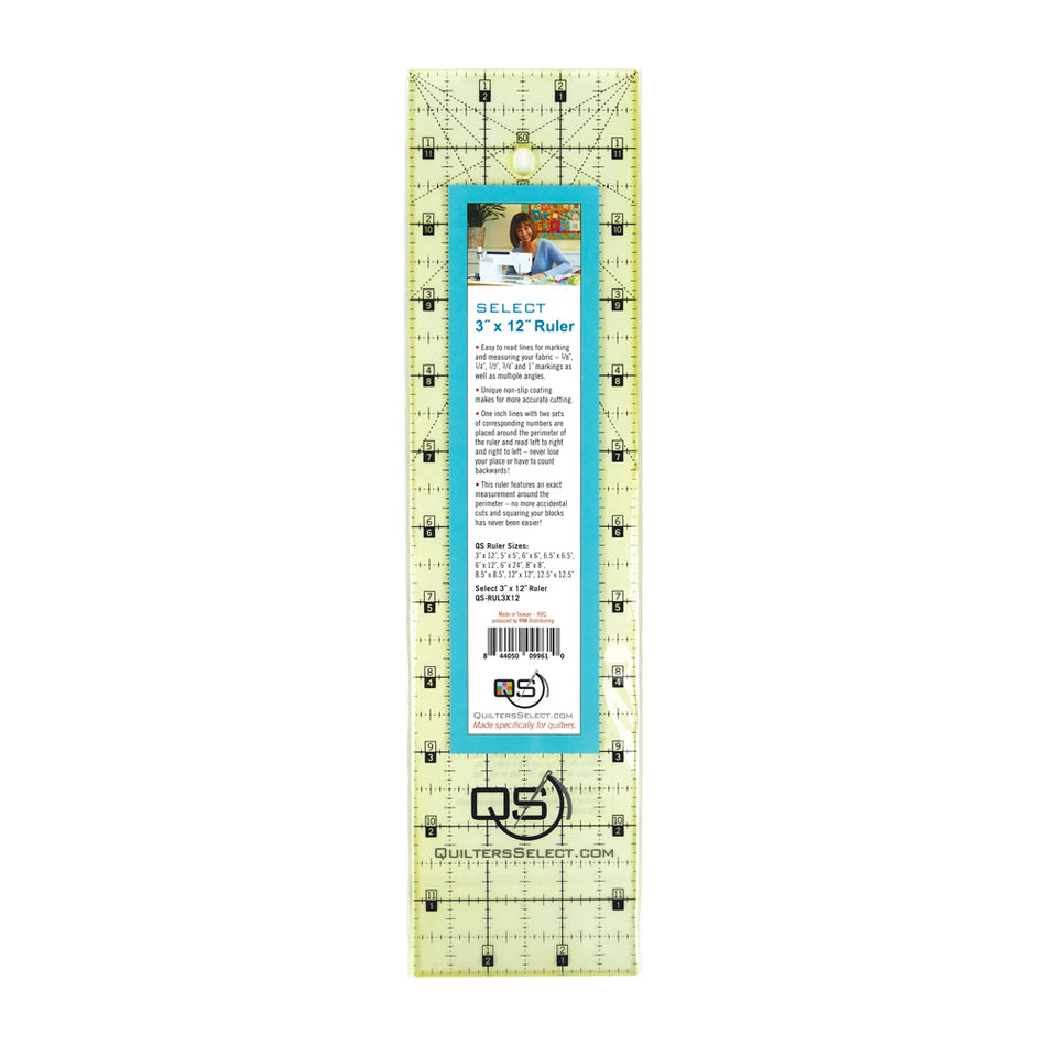Quilter's Select 3" x 12" Non-Slip Ruler