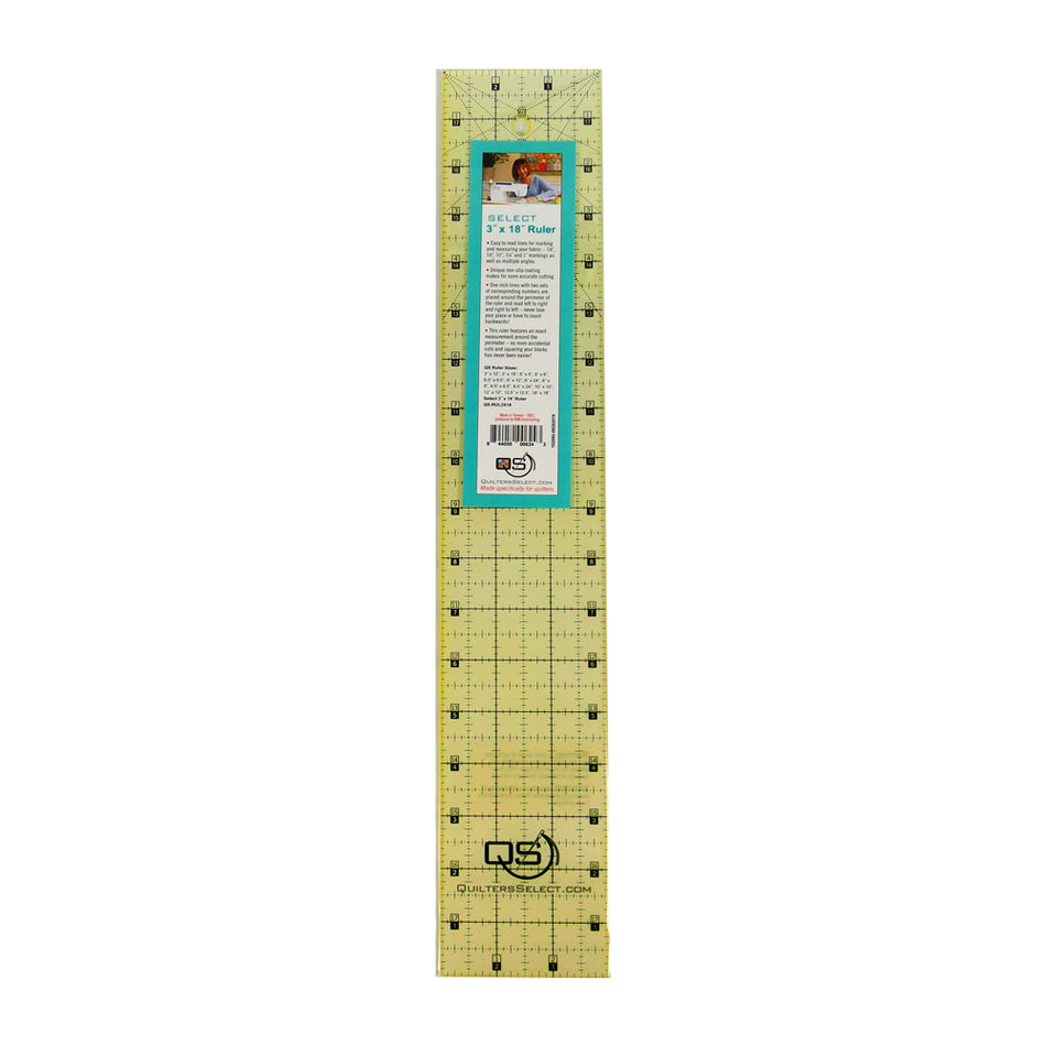 Quilter's Select 3" x 18" Non-Slip Ruler
