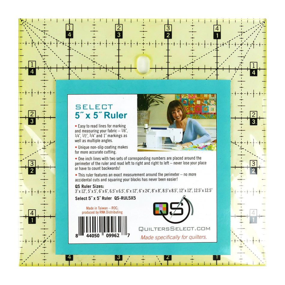 Quilter's Select 5" x 5" Non-Slip Ruler