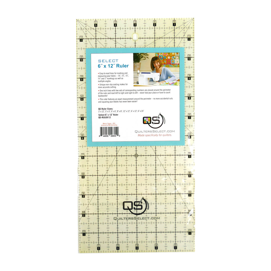 Quilter's Select 6" x 12" Non-Slip Ruler