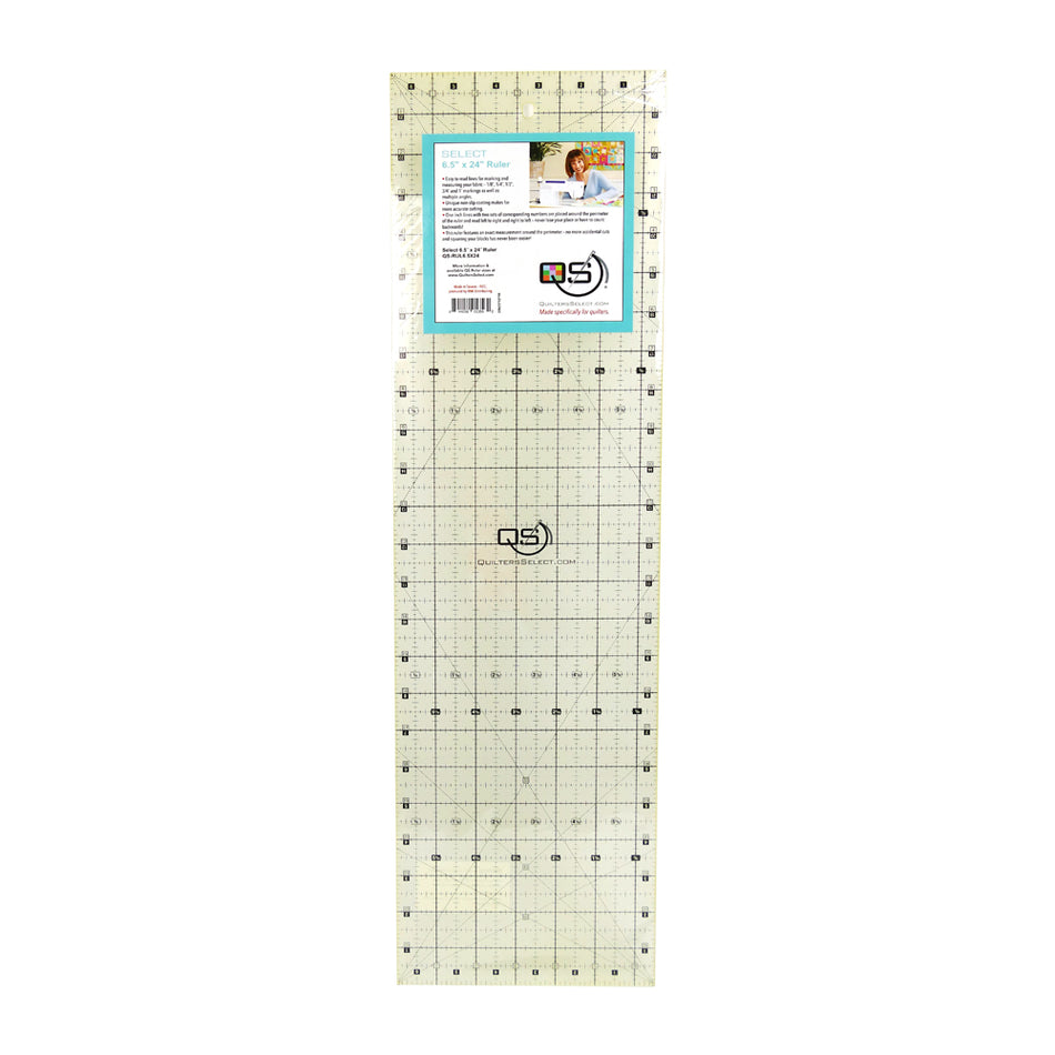 Quilter's Select 6.5" x 24" Non-Slip Ruler