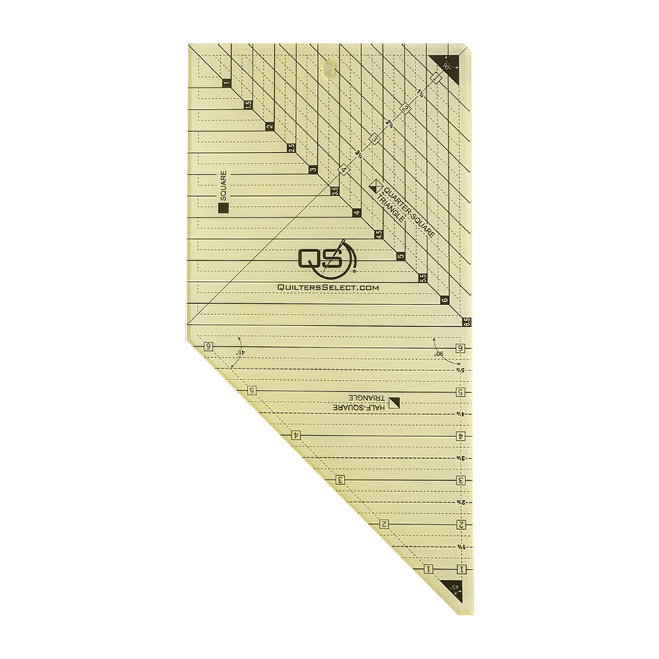 Quilter's Select 3N1 - TRIANGLE/SQUARE COMBO RULER