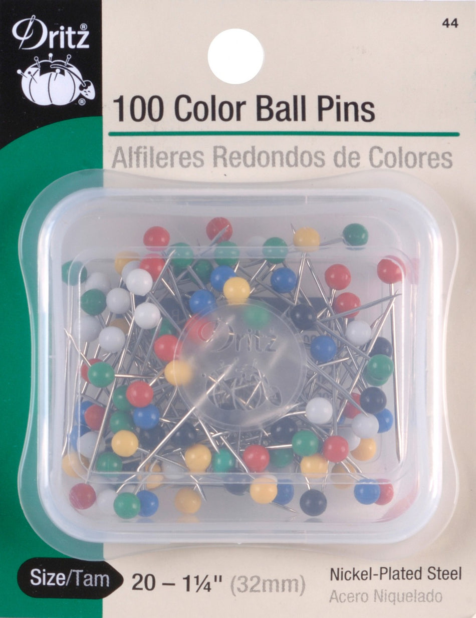 Color Ball Pins-100 Pins
