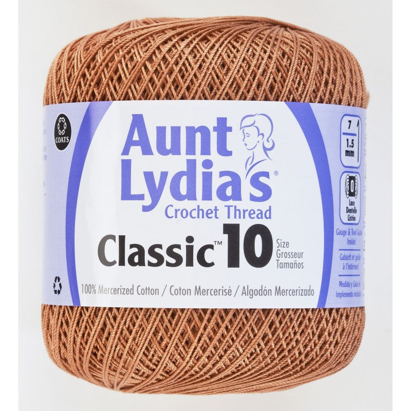 Aunt Lydia Crochet Thread Size 10 Copper Mist