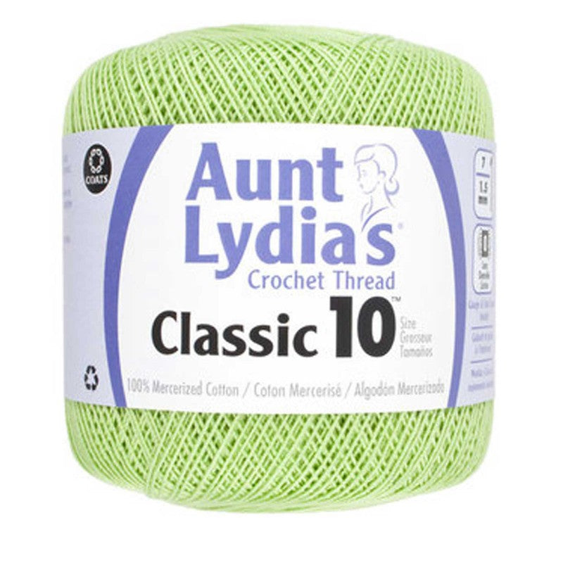 Aunt Lydia Crochet Thread Size 10 Wasabi