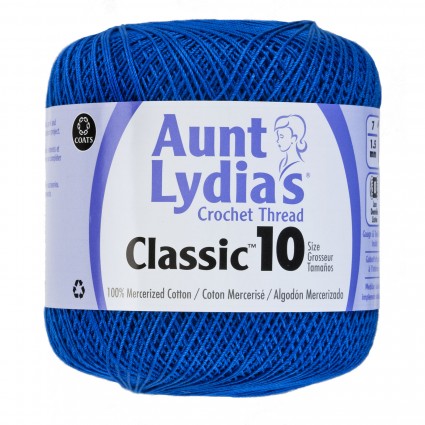 Aunt Lydia Crochet Thread Size 10 Dark Royal