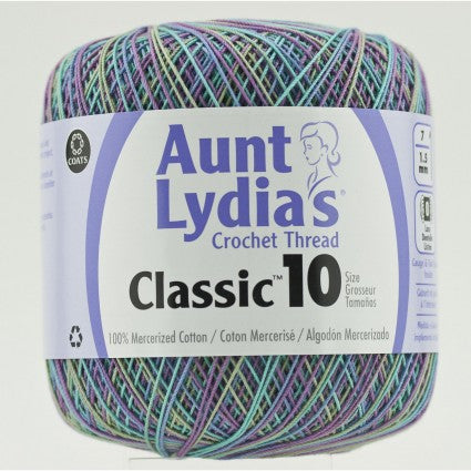 Aunt Lydia Crochet Thread Size 10 Monet Multi