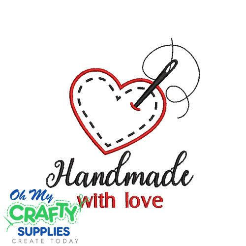 Handmade with Love 326 Embroidery Design