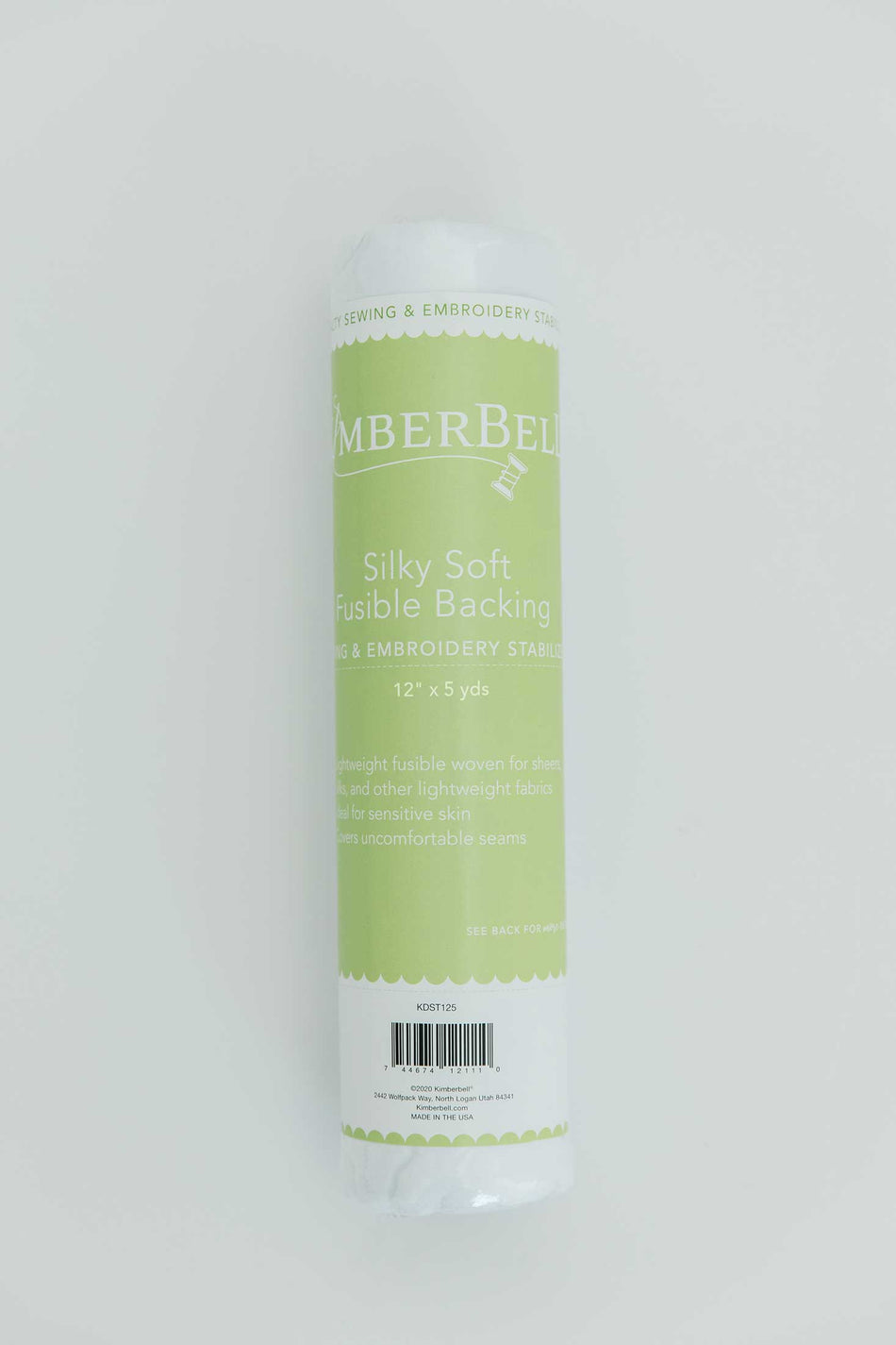 Silky Soft Fusible Backing, 12″ x 5YD