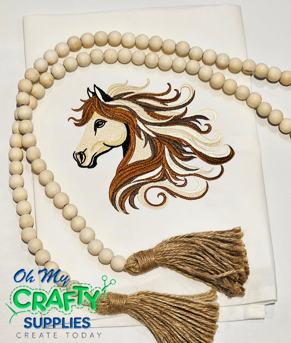Satin Horse 221 Embroidery Design