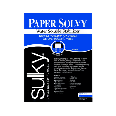 Sulky Paper Solvy-8.5" X 11"