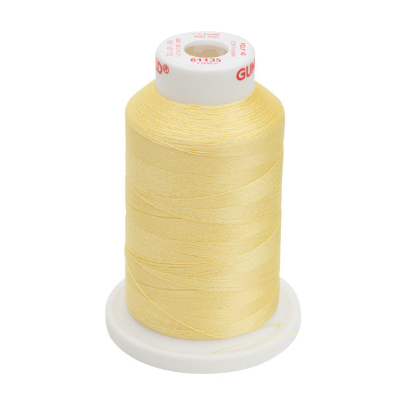 61104 - Pastel Yellow Green Polyester Embroidery Thread - 60 WT