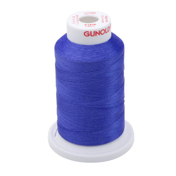 Polyester Embroidery Thread, Blue Iris, 5000m cone