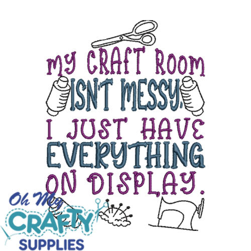 Everything on display 626 Embroidery Design