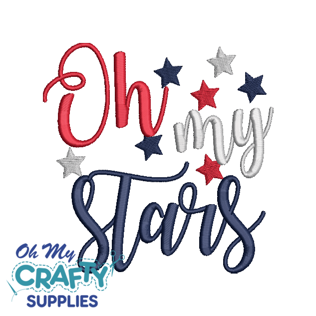 Oh My Stars 418 Embroidery Design
