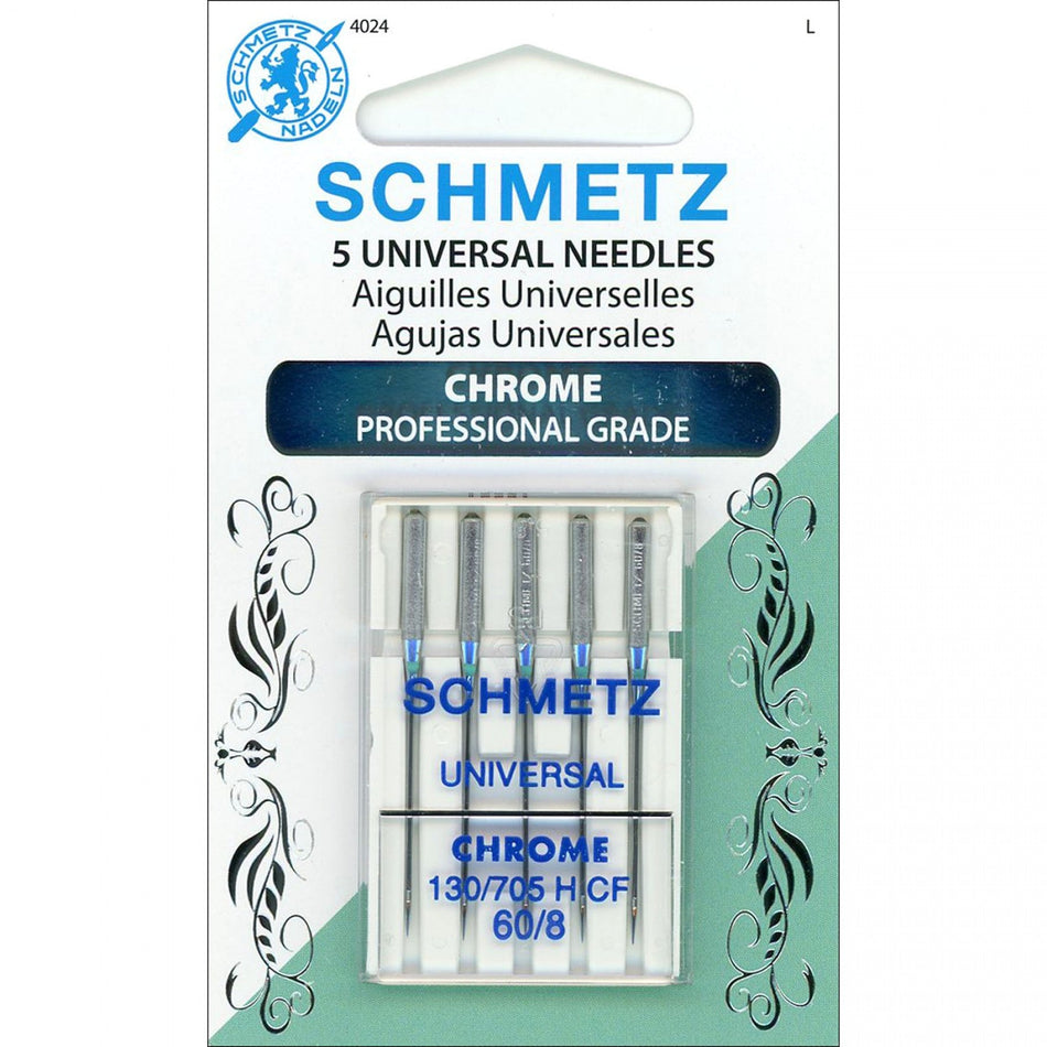 Schmetz Needle Chrome Univ 60/8