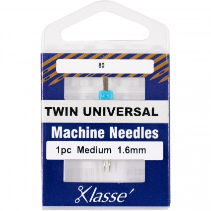 Klasse Twin Universal 1.6mm/80 1 Needle