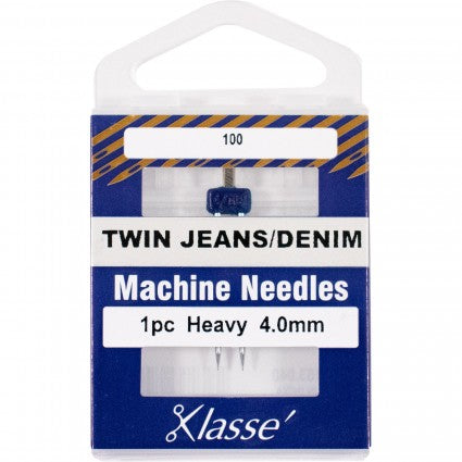 Klasse Twin Jean 4.0mm/100 1 Needle