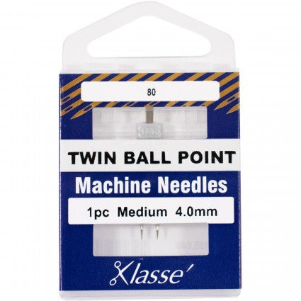 Klasse Twin Ballpoint 4.0mm/80 1 Needle