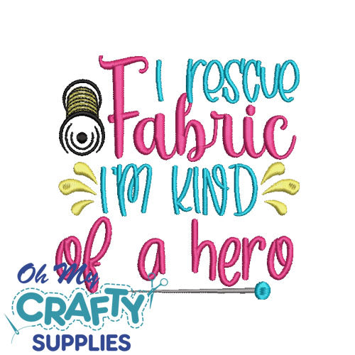 Fabric Hero Embroidery Design