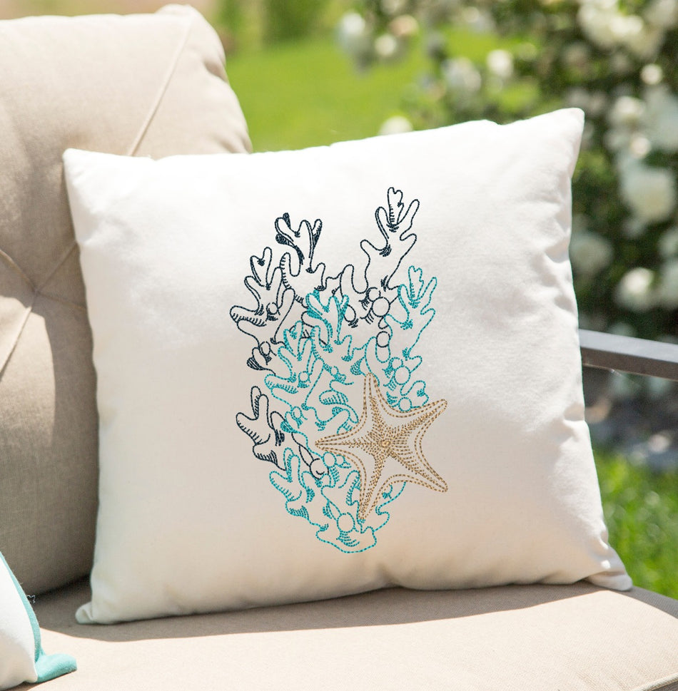 Nautical Starfish Embroidery Design