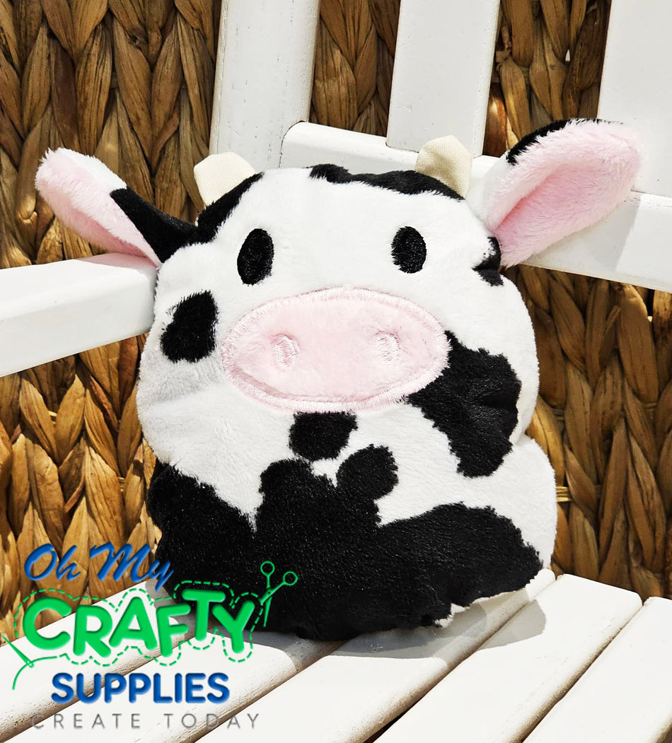 ITH Cow Stuffie Embroidery Design (CFP)