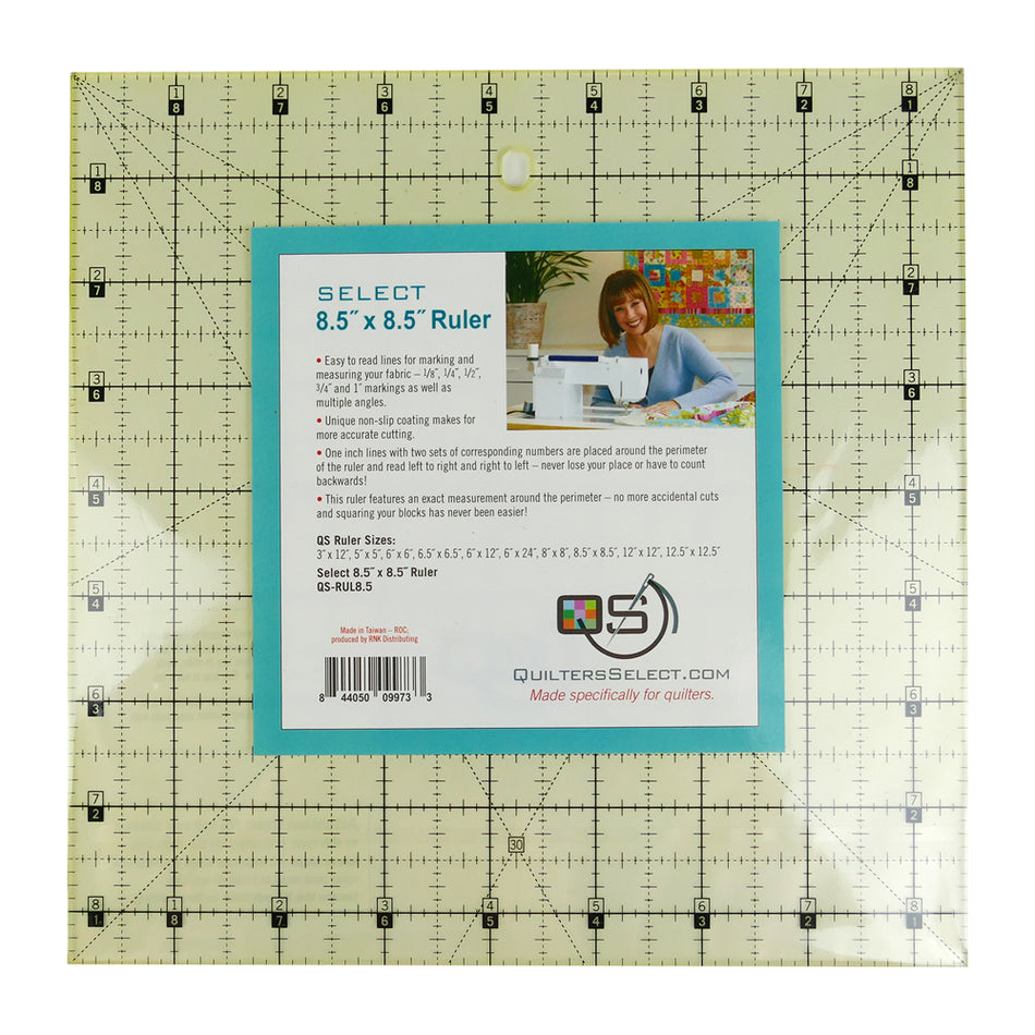 Quilter's Select 8.5" x 8.5" Non-Slip Ruler
