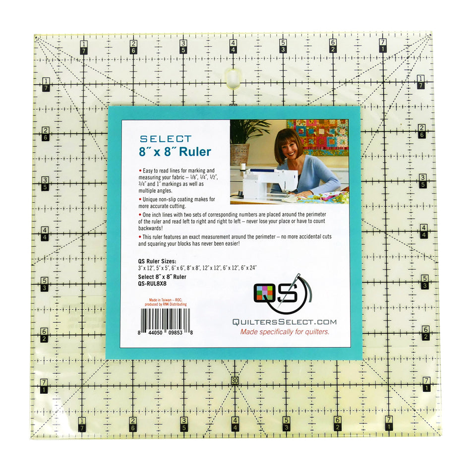 Quilter's Select 8" x 8" Non-Slip Ruler