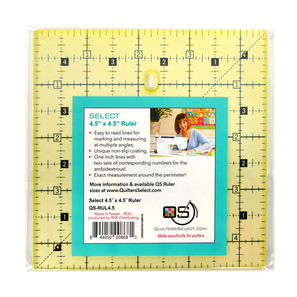 Quilter's Select 4.5" x 4.5" Non-Slip Ruler