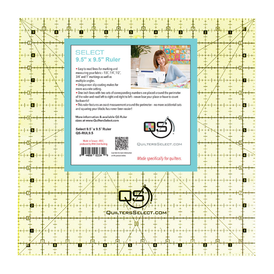 Quilter's Select 9.5" x 9.5" Non-Slip Ruler