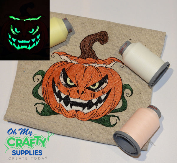 Another Spooky Pumpkin 728 Embroidery Design