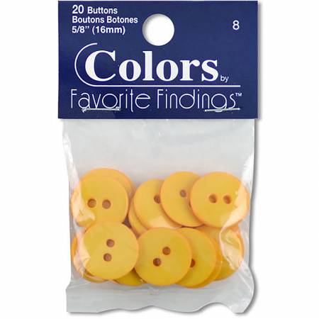 Colors By Favorite Findings Button Bag-Yellow