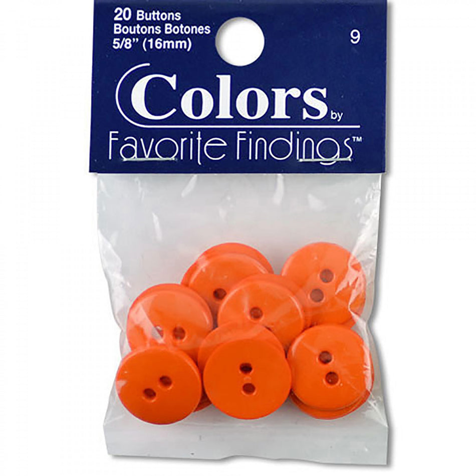Colors By Favorite Findings Button Bag-Orange