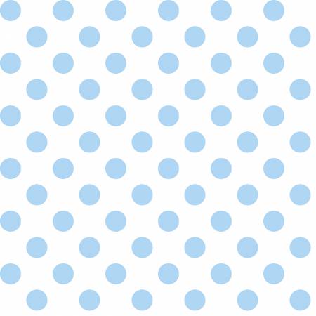 Kimberbell Basics Dots (Pale Blue) 1/2 yard