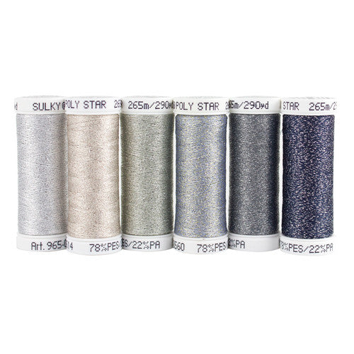 Silver Poly Sparkle™ 6-pack