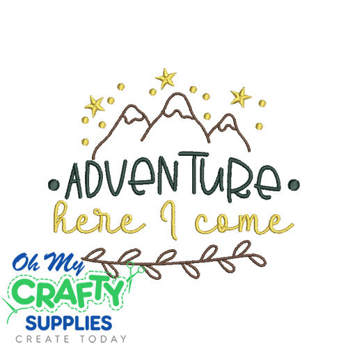 Adventure here I come 82 Emboridery Design