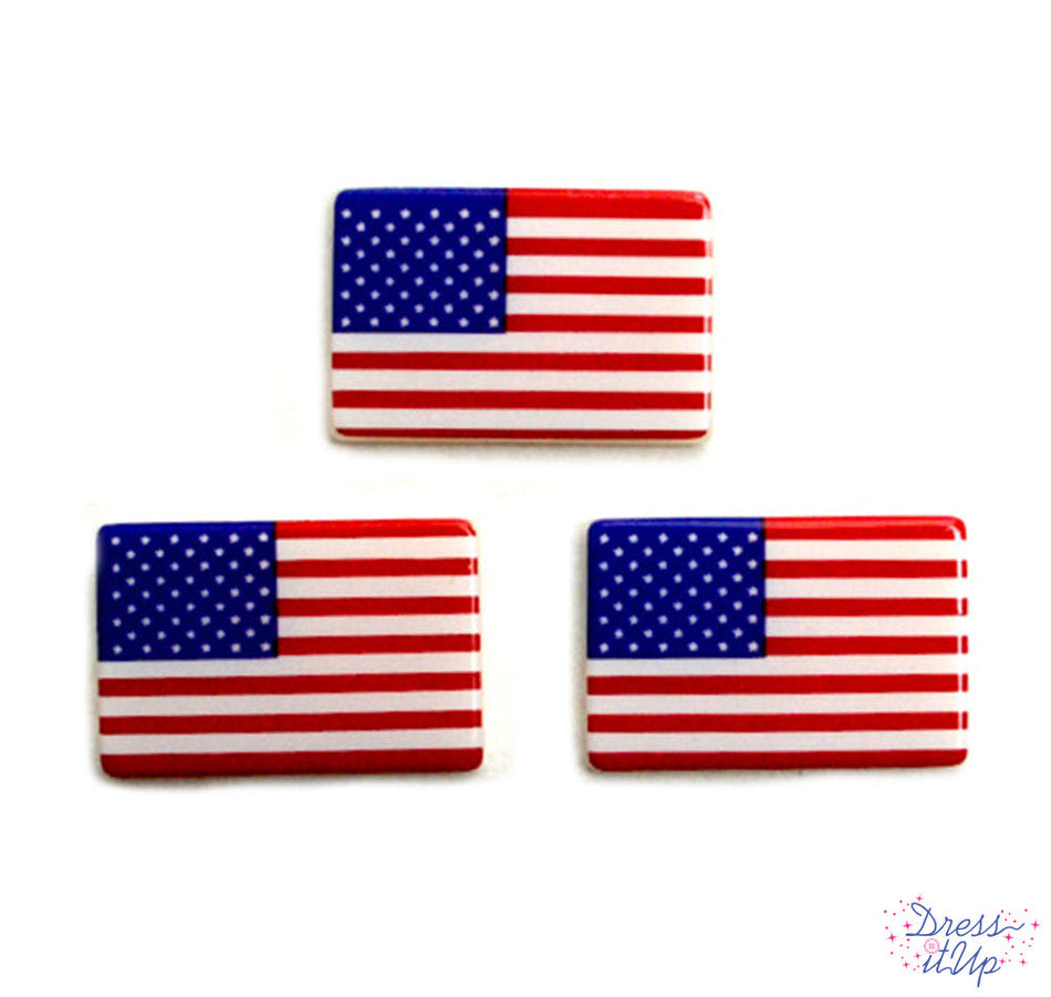Dress It Up Buttons American Flag Singles