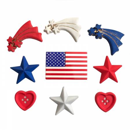 Stars and Stripes Theme Buttons