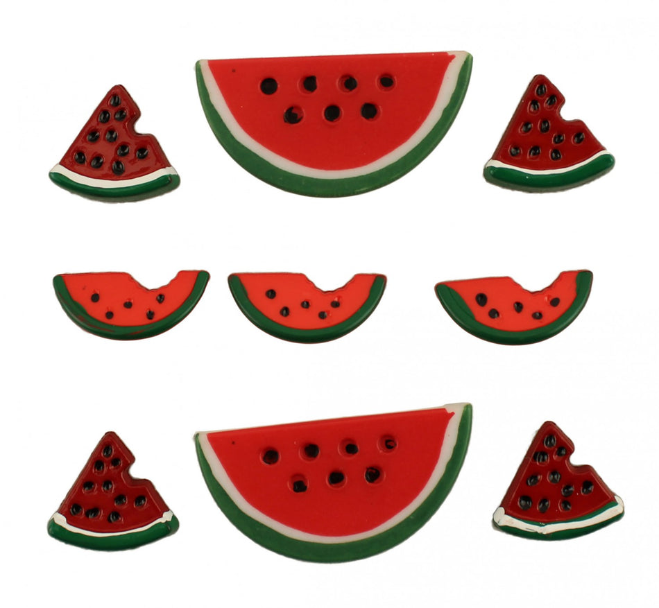 Watermelon Buttons Button Bag - Assorted Sizes