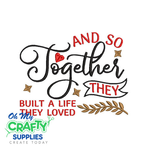 Built a life 723 Embroidery Design