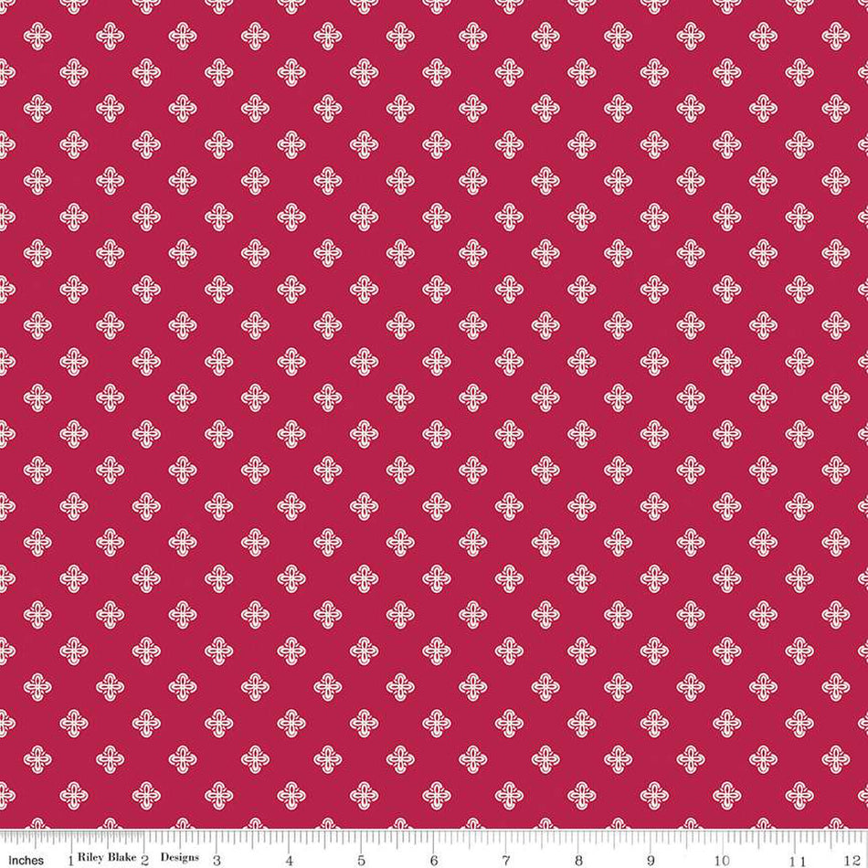 Fabric, Cheerfully Red Berries White by Riley Blake Designs (by the ya –  The Singer Featherweight Shop