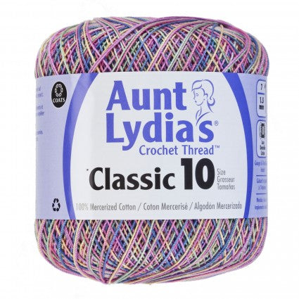 Aunt Lydia Crochet Thread Size 10 Pastels