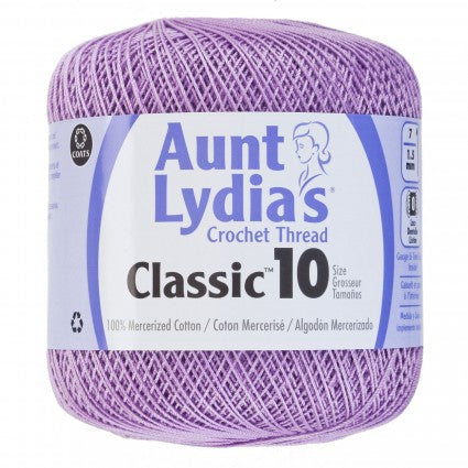 Aunt Lydia Crochet Thread Size 10 Wood Violet