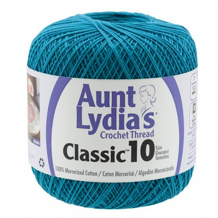 Aunt Lydia Crochet Thread Size 10 Peacock