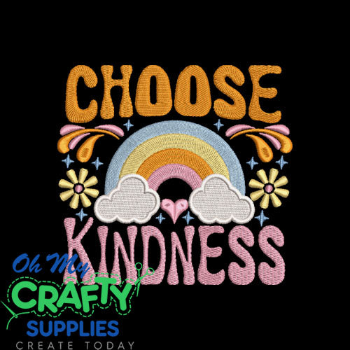 Choose Kindness 25 Embroidery Design