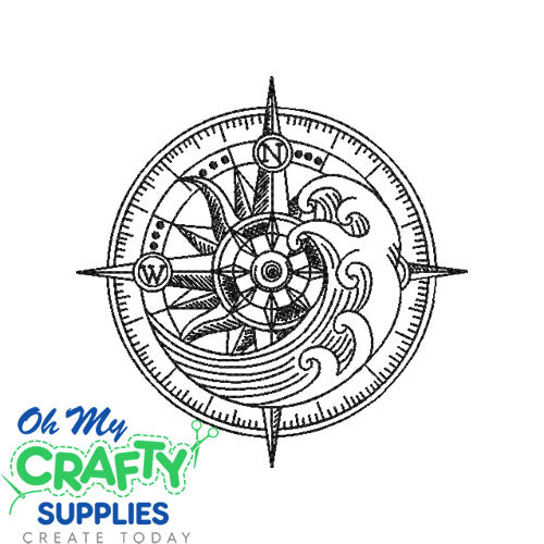 Compass 531 Embroidery Design