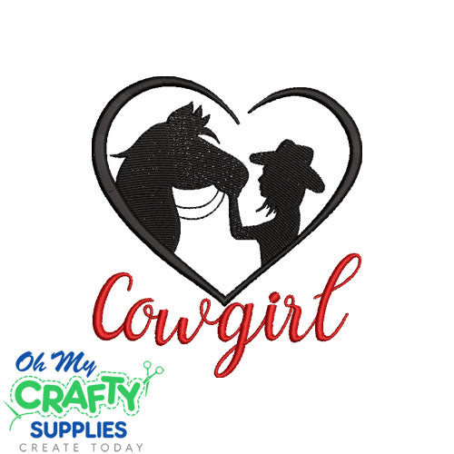 Cowgirl 713 Embroidery Design