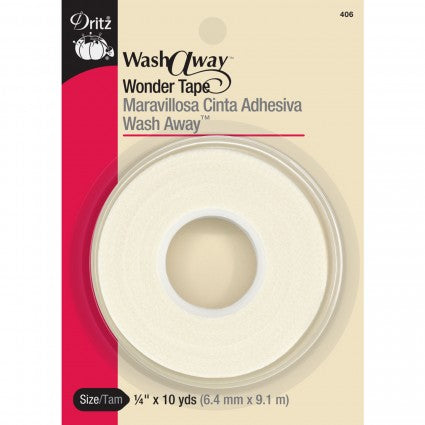 Wash-a-Way Wonder Tape 1/4"