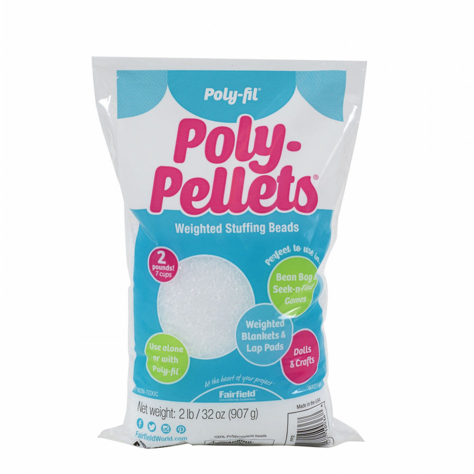 Fairfield 2 lbs Poly Pellets Weighted Stuffing Beads Bag