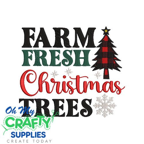 Farm Fresh Christmas 1022 Embroidery Design